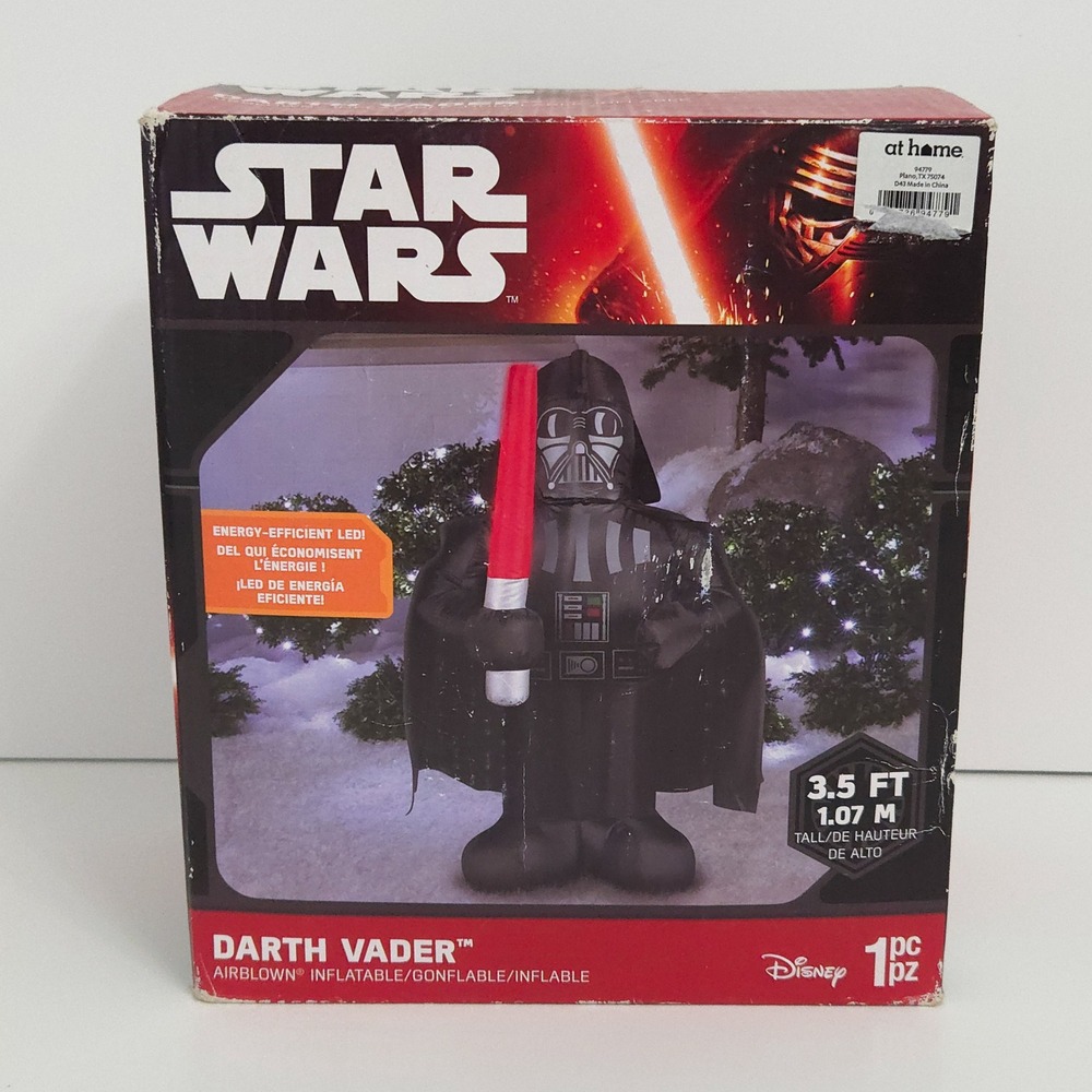 Gemmy Star Wars Darth Vader‎ 2016 Light-Up Airblown Inflatable- 3.5 ft - Picture 6 of 8